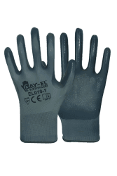 İşçi Eldiveni Profesyonel Kokusuz Gri 10 Numara 1