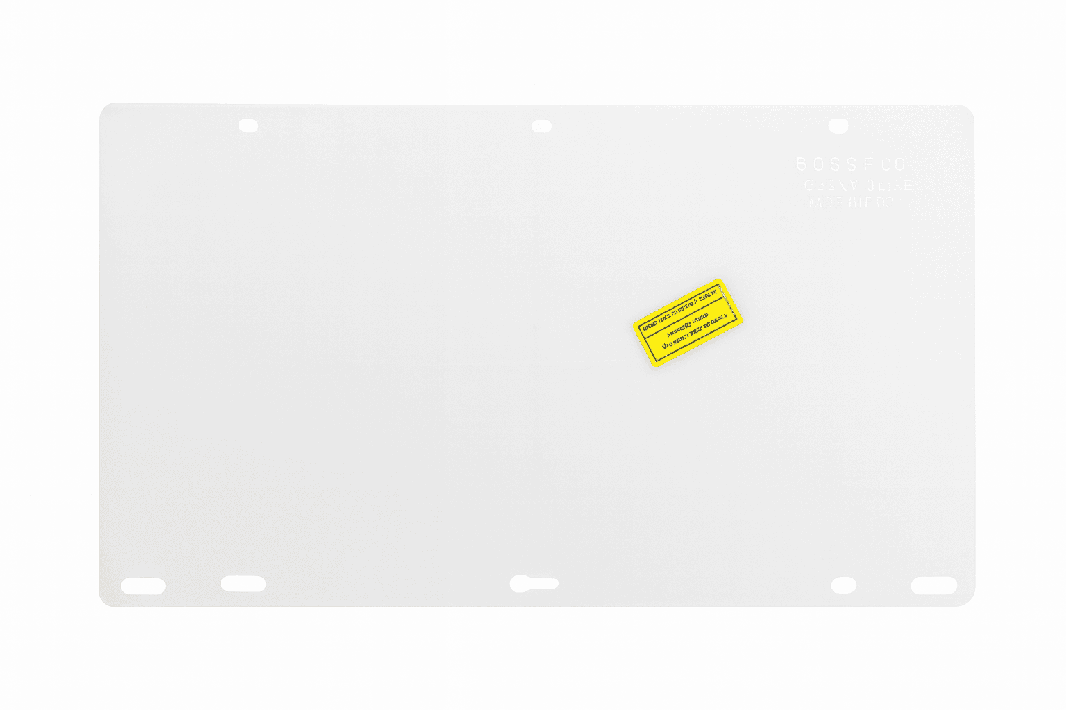 Essafe Yedek Vizör Şeffaf Aluminyum Destekli 20x40 Cm GE 1205 İçin (GE 1250 )