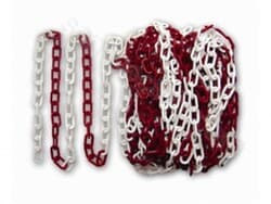 Essafe 8 mm Plastik Zincir Kırmızı Beyaz 100 Metre ( GE 6000 ) 2