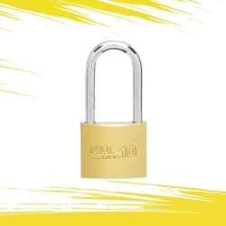 Uzun Kanca Asma Kilit Sarı 38 mm 1