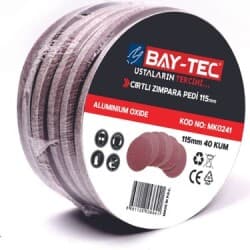 Cırtlı Zımpara Pedi 115 mm P150 Kum 100 Adet 1