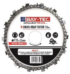 Zincirli Ahşap Testere 115 x 22-23mm 1