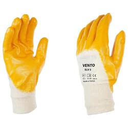 Sarı Nitril İş Eldiveni Vento Elv 3 12 Çift 1