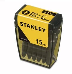 Stanley 15 adet PH2 Vidalama Uç 50 mm Bits Uç Stht72678-8