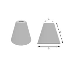 TIE-ROT Tayrot Tayrod İçin Özel Başlık 12x30 1000 Adet 1