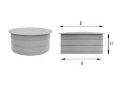 Kalıp Delik Tapaları / Başlıklı Tipler 52mm 1000 Adet 1
