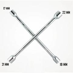 İZELTAŞ Bijon Anahtarı 4'lü İstavroz Tipi Dört Kol 17-19-21-22 MM 6