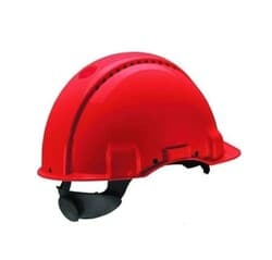 3M Kırmızı Baret Havalandırmalı Vidalı Uv Lı 1