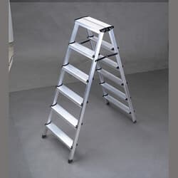 Merdiven Kanat Çift Taraflı Alüminyum 6+6 Basamaklı 1