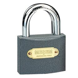 Asma Kilit Meşem Kısa Gri 25mm 1