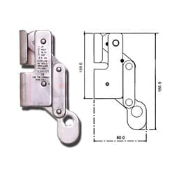 Çelik Halat Tutucu Mekanizma 8 mm Karam KK 02 1