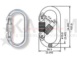 Çelik Vidalı Karabina Karam KK 112 2
