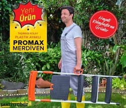 Merdiven Kanat Promax Plastik Basamaklı Tek Çıkışlı 5+1 2