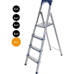 Merdiven Galvanizli 6+1 Basamaklı 0,60 mm