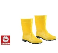 Gezer Sarı Kısa Çizme Lastik No:36 2