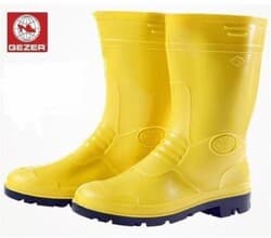 Gezer Sarı Kısa Çizme Lastik No:36 3