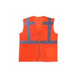 Emniyet İkaz Yeleği Cepli Mühendis Tipi CE Belgeli Sarı L 5