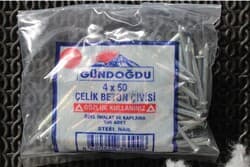 Çelik Çivi-Beton Çivisi 4x60 mm 100 Adet 2