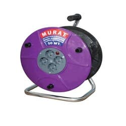 Seyyar Makaralı Uzatma Kablosu 3x1,5 mm 50 Metre 3