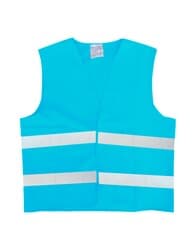 Emniyet İkaz Yeleği-Şantiye işçi Yeleği Turkuaz 2