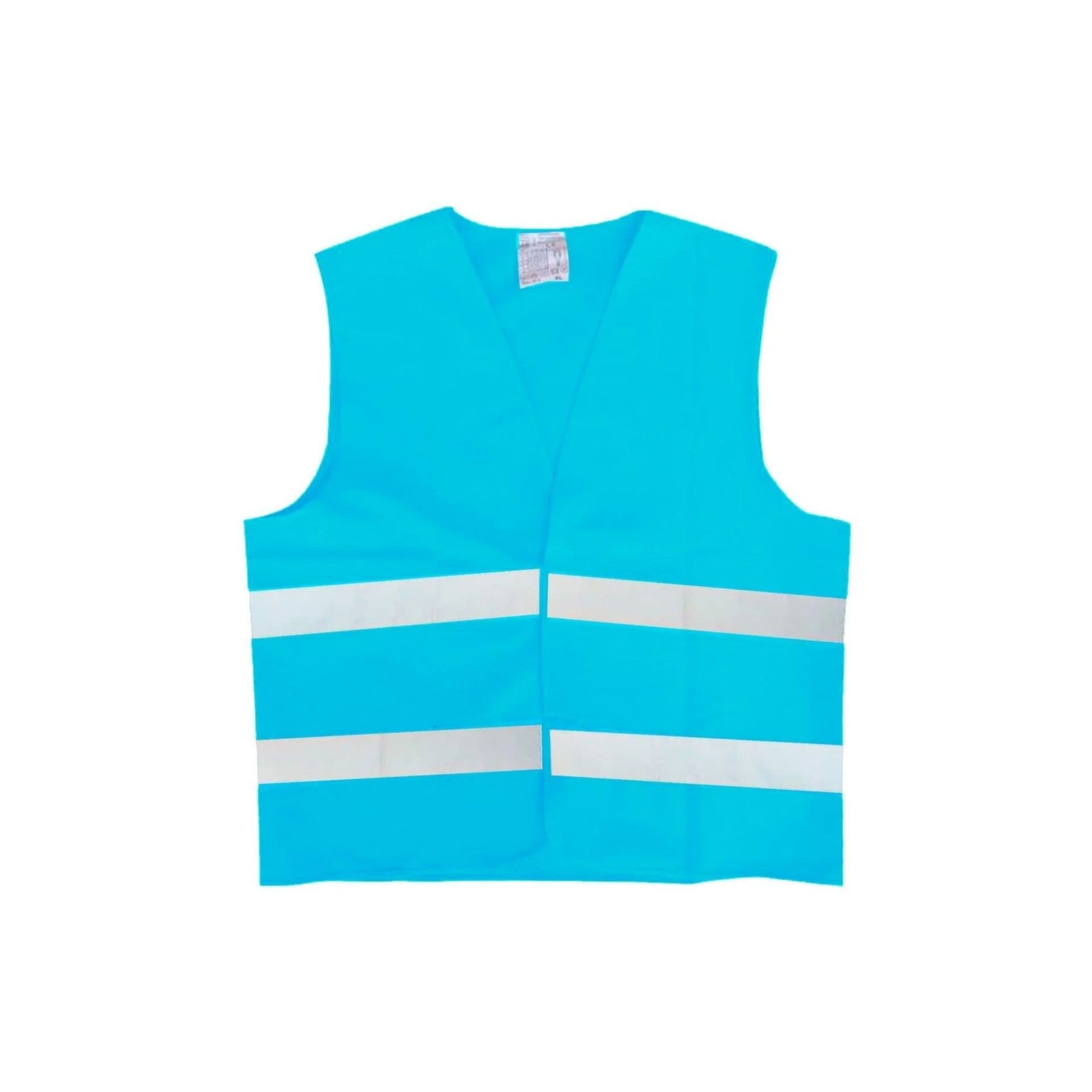 Emniyet İkaz Yeleği-Şantiye işçi Yeleği Turkuaz 1