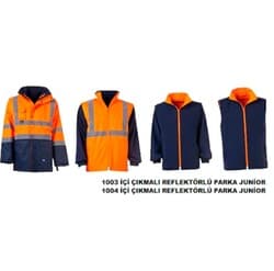 5+1 Reflektörlü Kışlık Parka S 2
