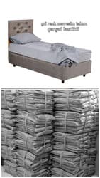 Nevresim Takımı Lastikli Tek Kişilik Gri