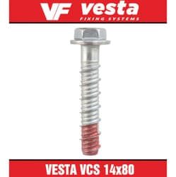 Beton Vidası Vesta 14X80 - 30 Adet
