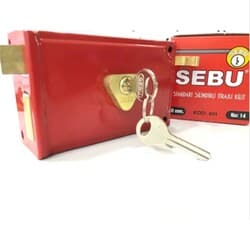 Sebu Standart Silindirli Trajlı Kilit No: 14 70 mm 1