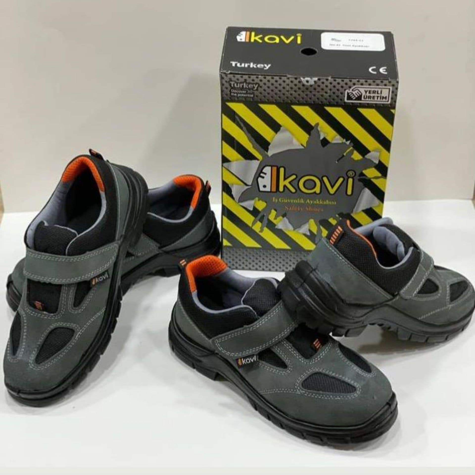 Kavi Çelik Burunlu Çelik Tabanlı Süet İş Ayakkabısı S1P No:44 1