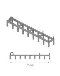 Paspayı Paralel Tip Plastik 20mm 500 Adet 3
