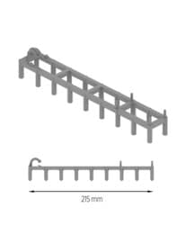 Paspayı Paralel Tip Plastik 20mm 500 Adet 4