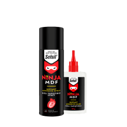 Selsil Ninja Mdf Hızlı Yapıştırıcı 200 ml + 50 gr