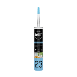 Selsil Yağmura Dayanıklı Mastik Beyaz 485gr