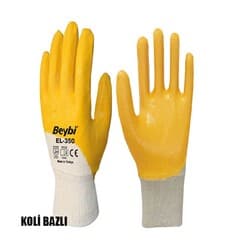 BEYBİ EL350 Nitril Sarı İşçi Eldiveni 288 ADET 1
