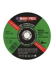 İnox Metal Kesme Diski İnox Kesici Taş 115 x 1.0 x 22-23mm 100 Adet 1