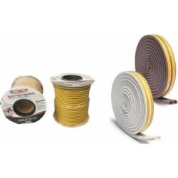 Kapı Pencere Fitil Bant Beyaz 9X6mm x 2x50 Metre 1