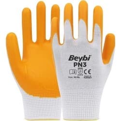 Beybi PN3 Nitril Kaplama İş Eldiveni 12 Çift 1