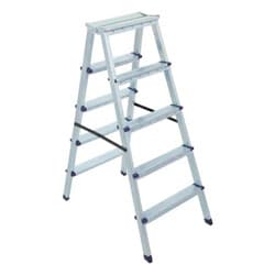 Merdiven Kanat Çift Taraflı Alüminyum Eko 5+5 Basamaklı 1