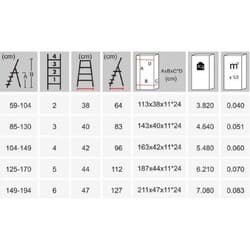Merdiven Galvanizli 6+1 Basamaklı 0,60 mm 2