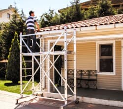 Mini İskele Alüminyum Tekerlekli 2,5mt 1