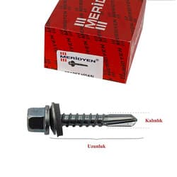 Meridyen Trapez Vidası 4,8X32 500 Adet 1