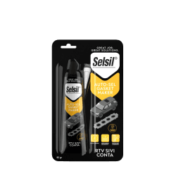 Selsil Auto-Sel RTV Sıvı Conta 85 gr Siyah 1