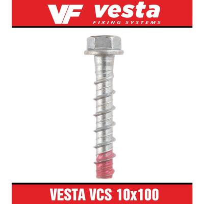 Beton Vidası Vesta 10x100 50 Adet - 1