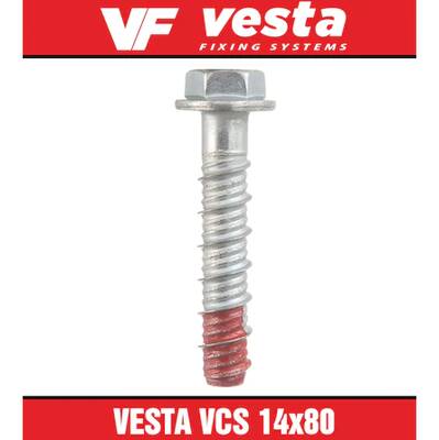 Beton Vidası Vesta 14X80 30 Adet - 1