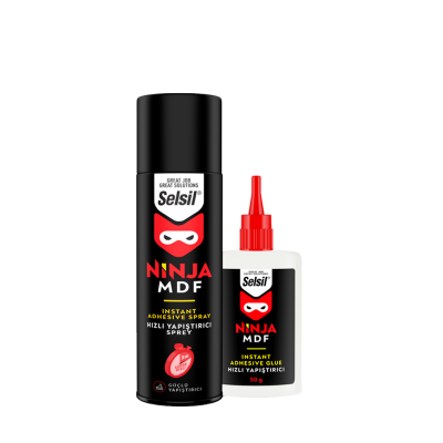 Selsil Ninja Mdf Hızlı Yapıştırıcı 200 ml + 50 gr - 1