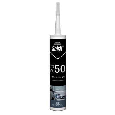 Selsil PU 50 Pro Yapıştırıcı Beyaz 600 ml - 1