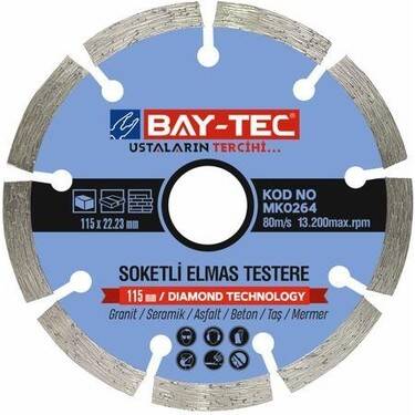 Soketli Elmas Testere 180 x 22-23mm - 1